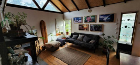 Cabaña con loft oceanview Punta de Lobos 8 pers